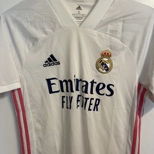 adidas 2020-21 REAL MADRID HOME JERSEY (FM4735) WHITE-PINK